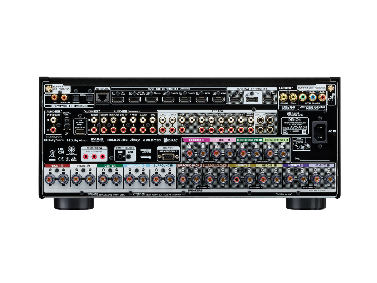 DENON AVC-A10H 13.4Ch 8K Atmos Network AV Receiver