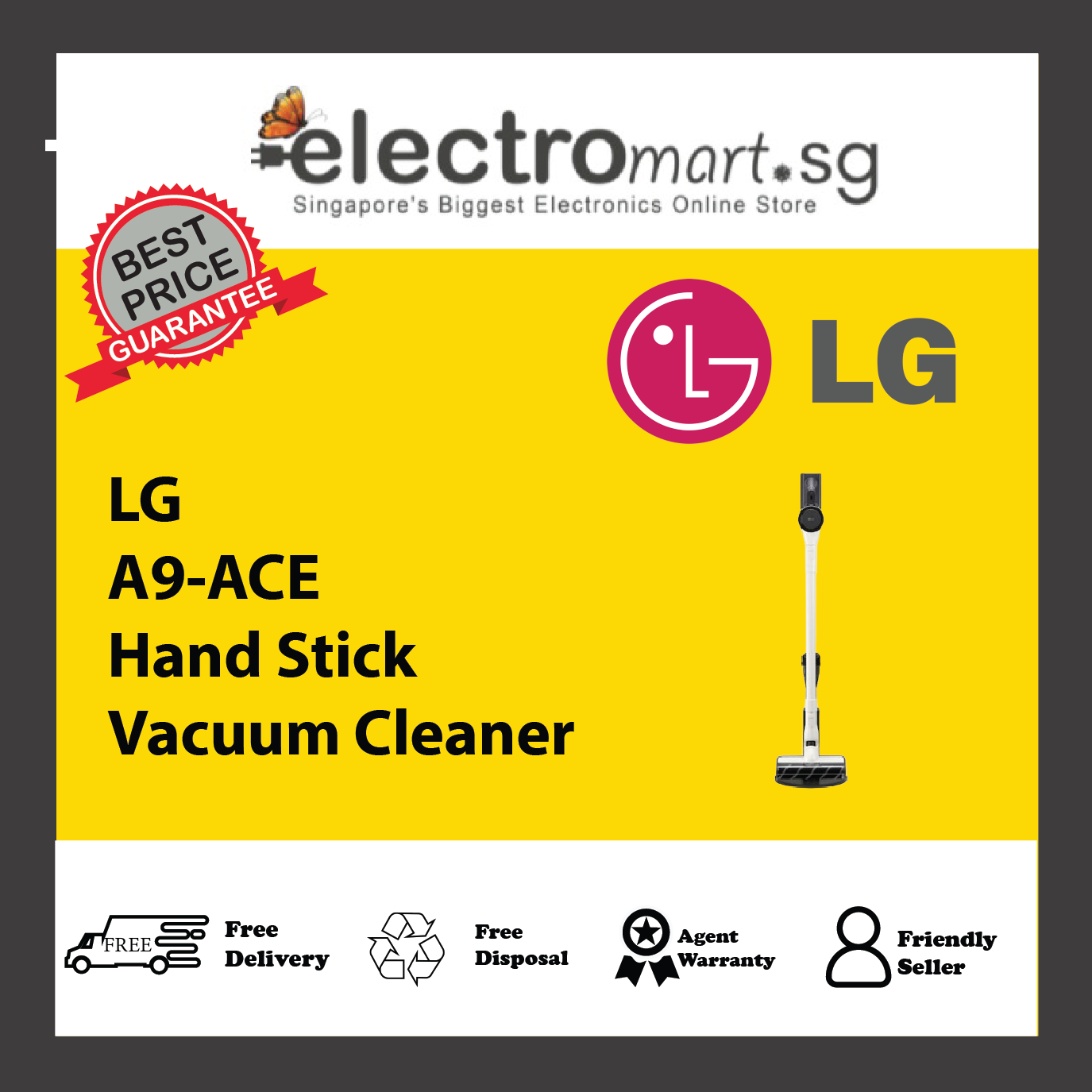 LG A9-ACE CordZero™ Handstick Vacuum Cleaner