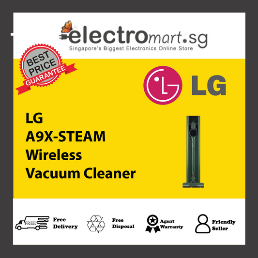 LG A9X-STEAM CordZero™ Handstick Vacuum Cleaner with Steam Mop