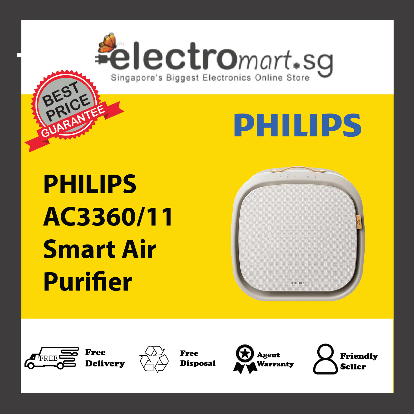 PHILIPS AC3360/11 Smart Air Purifier