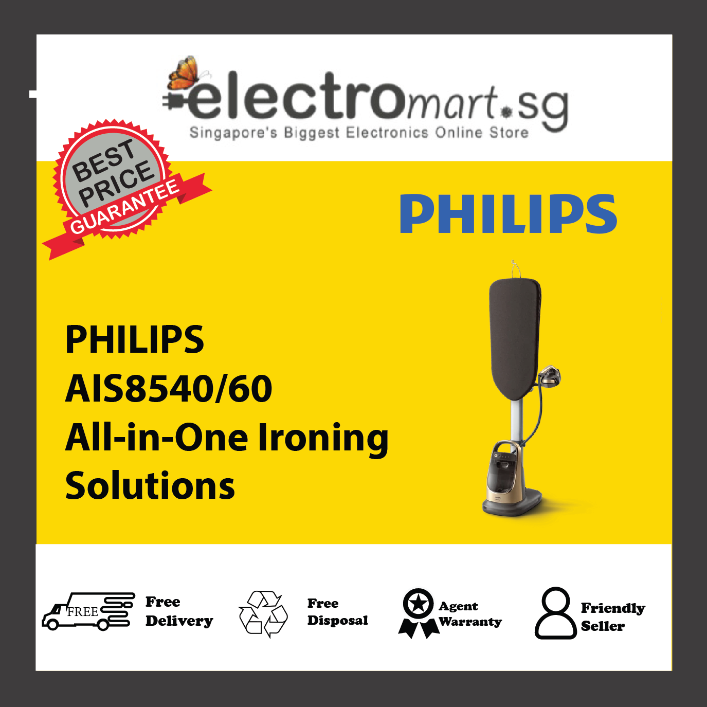 PHILIPS AIS8540/60 All-in-One Ironing Solutions