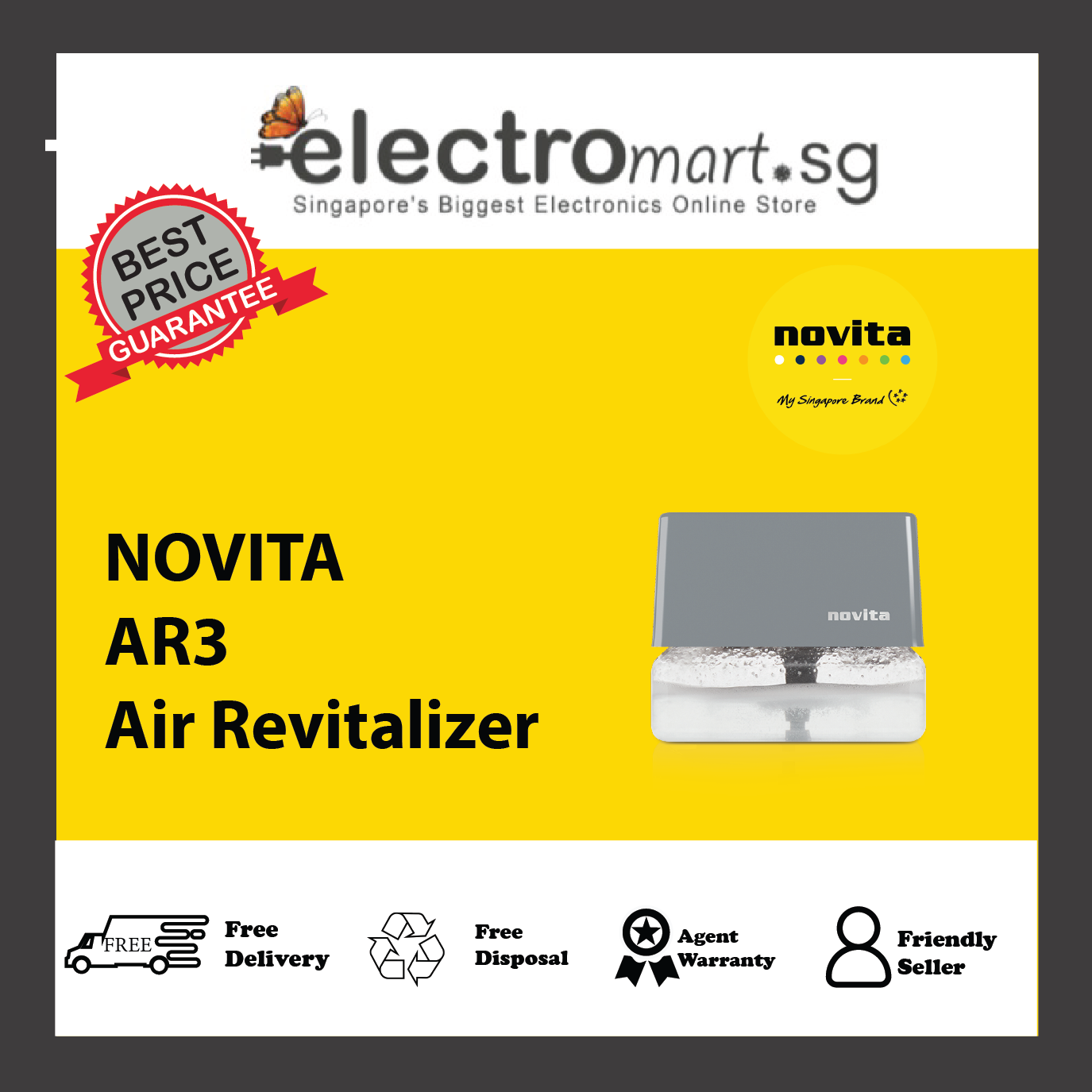 NOVITA AR3 Air Revitalizer