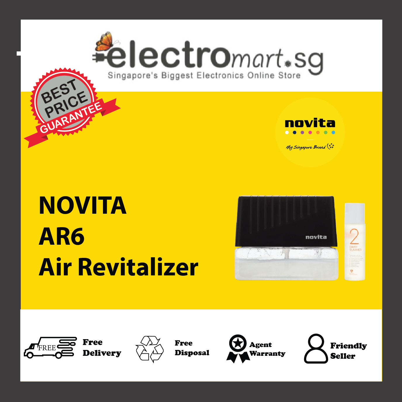NOVITA AR6 Air Revitalizer