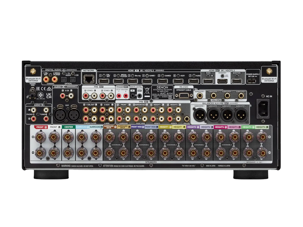 DENON AVC-A1H 15.4Ch 8K Atmos Network AV Receiver