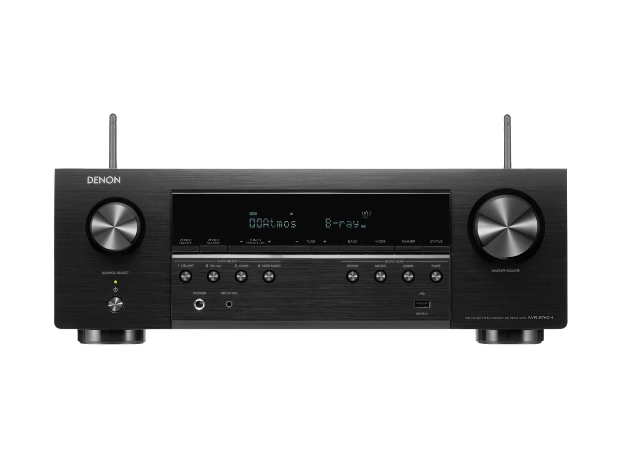 DENON AVR-S760H 7.2 Ch. 75W 8K AV Receiver