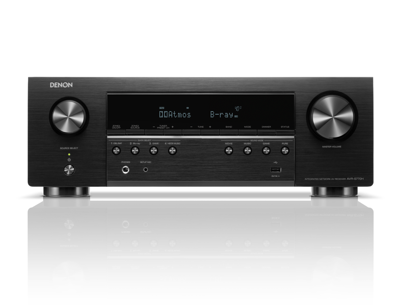 DENON AVR-S770H 7.2 Ch. 75W 8K AV Receiver