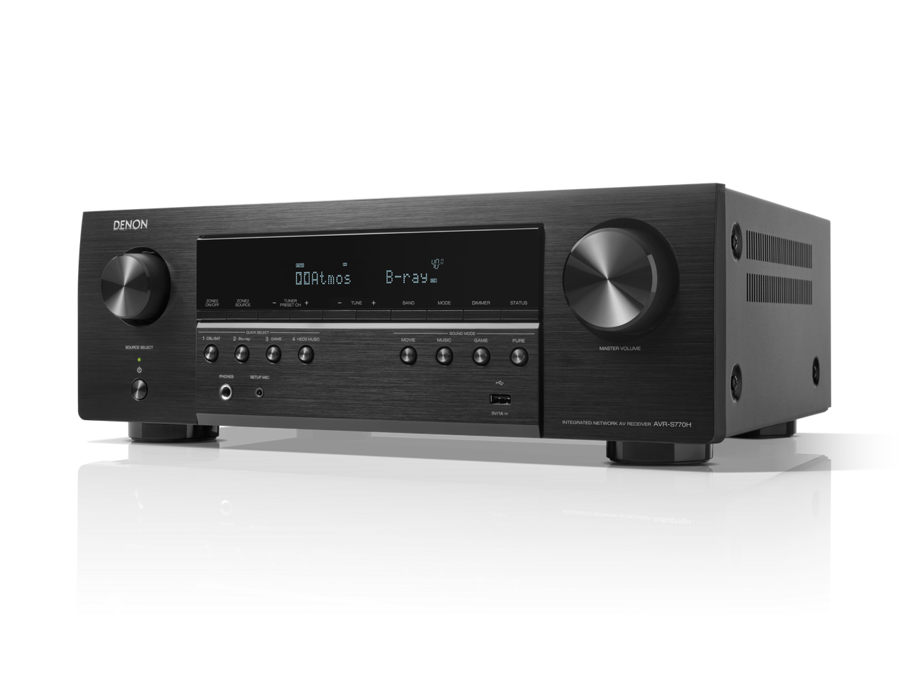 DENON AVR-S770H 7.2 Ch. 75W 8K AV Receiver