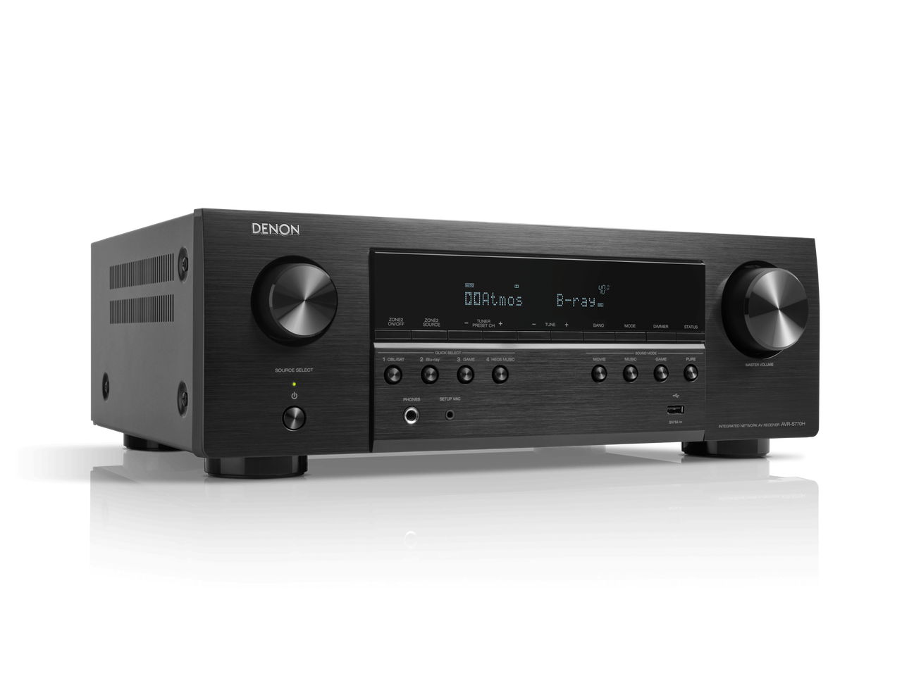 DENON AVR-S770H 7.2 Ch. 75W 8K AV Receiver