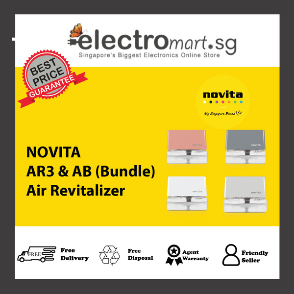 Novita Air Revitalizer AR3 with 1 bottle of Air Purifying Solution Concentrate