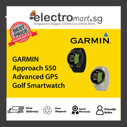GARMIN Approach S50 Advanced GPS Golf Smartwatch