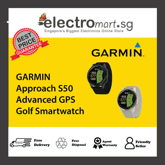GARMIN Approach S50 Advanced GPS Golf Smartwatch