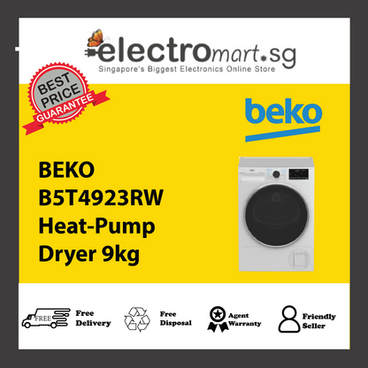 BEKO B5T4923RW Heat-Pump Dryer 9kg