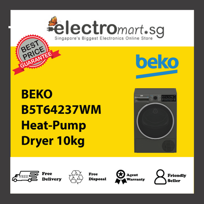 BEKO B5T64237WM Heat-Pump Dryer 10kg