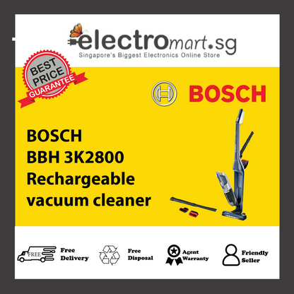 BOSCH BBH 3K2800 Series 4 Rechargeable vacuum cleaner Flexxo Gen2 28Vmax Blue