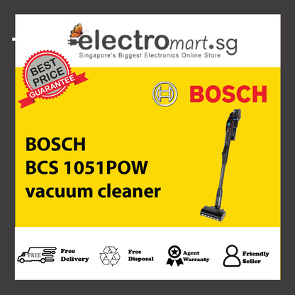 BOSCH BCS 1051POW Rechargeable vacuum cleaner Unlimited 10 ProPower Black