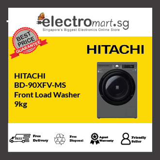 Hitachi BD-90XFV-MS 9.0kg Front Load Washer