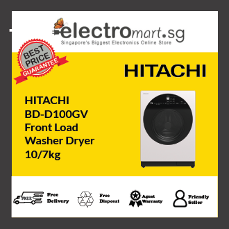 Hitachi BD-D100GV Front Load Washer Dryer 10Kg/7KG