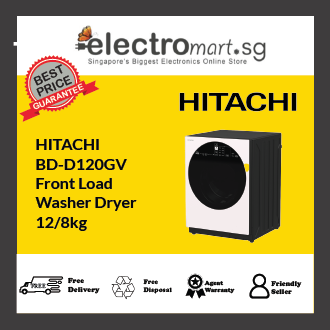 Hitachi BD-D120GV Front Load Washer Dryer 12KG/8KG