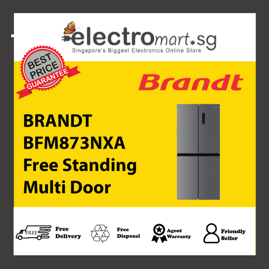 BRANDT BFM873NXA Free Standing Multi Door 421L