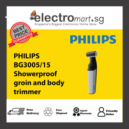 PHILIPS BG3005/15 Showerproof  groin and body  trimmer