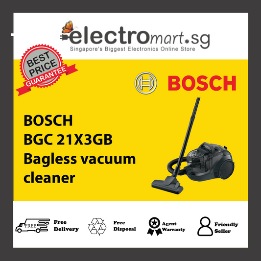 BOSCH  BGC 21X3GB Series 4 Bagless  vacuum cleaner Black
