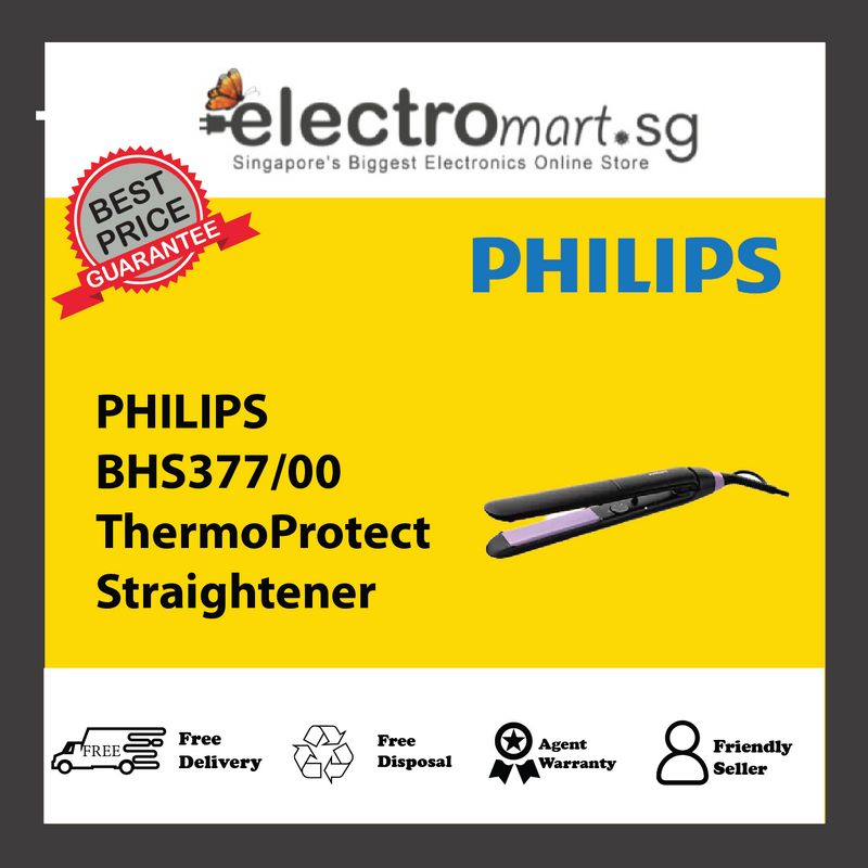 PHILIPS BHS377/00 ThermoProtect Straightener