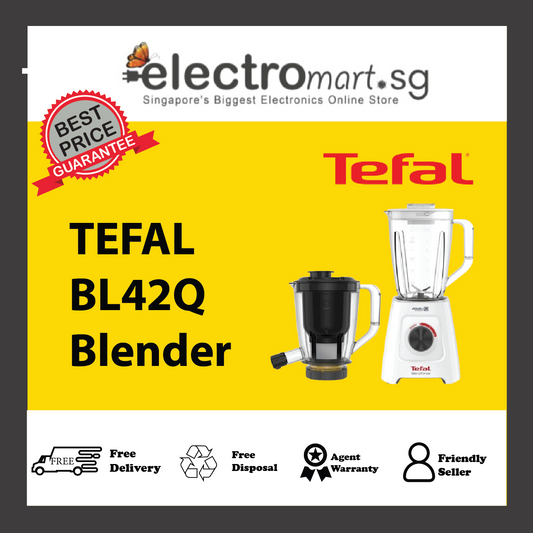 TEFAL BL42Q Blendforce 2-in-1 Blender with Juice Jar Attachment