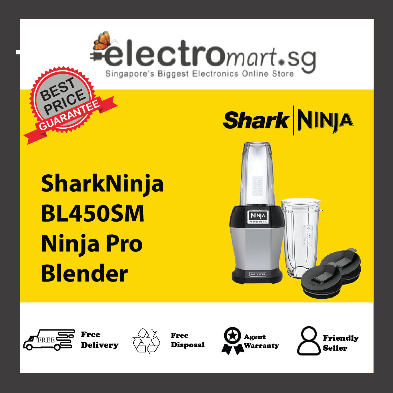 SharkNinja BL450SM Ninja Pro Blender