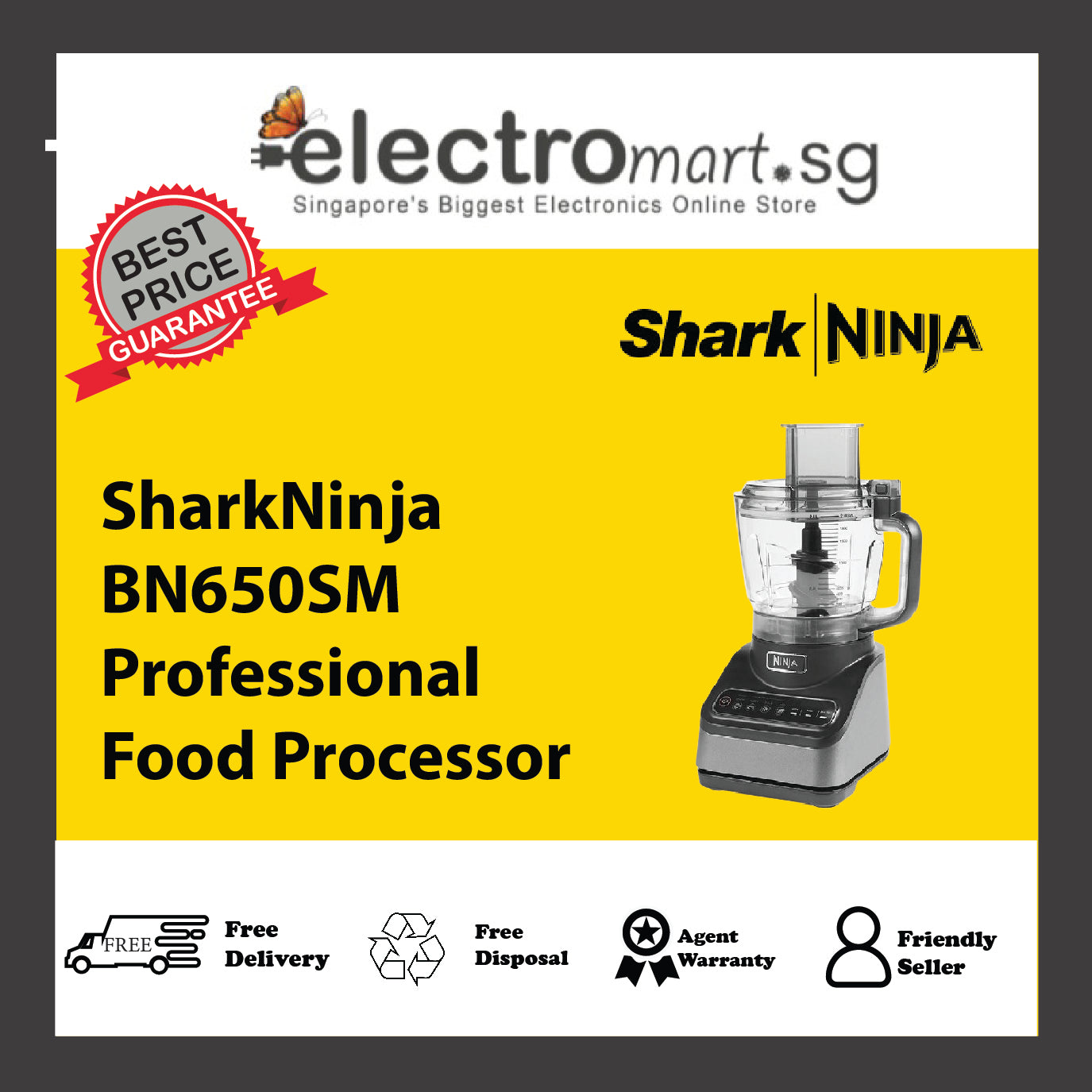 Shark Processor SharkNinja BN650SM Professional Food Processor – Electromart.sg Pte Ltd