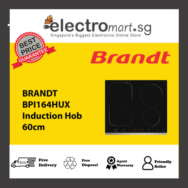 BRANDT BPI164HUX Induction Hob 60cm