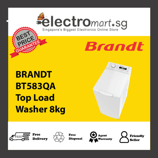 BRANDT BT583QA Top Load  Washer 8kg