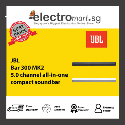 JBL Bar 300 MK2 5.0 channel all-in-one compact soundbar