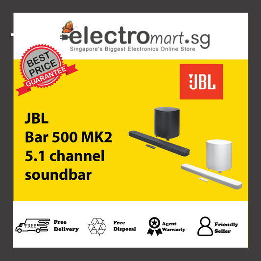 JBL Bar 500 MK2 5.1 channel soundbar