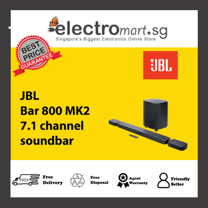 JBL Bar 800 MK2 7.1 channel soundbar