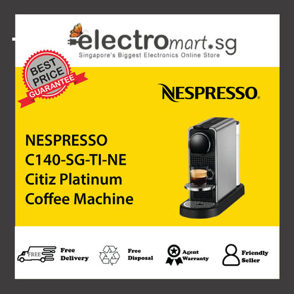 NESPRESSO C140-SG-TI-NE Citiz Platinum  Coffee Machine