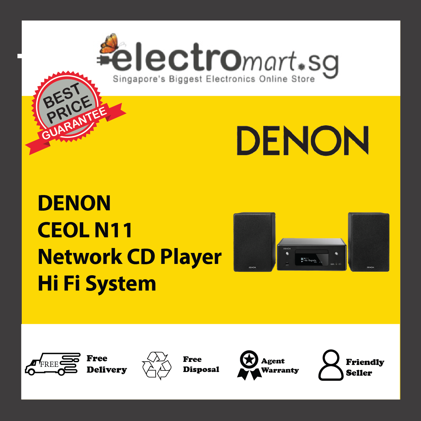 DENON CEOL N11 Network CD Player Hi Fi System
