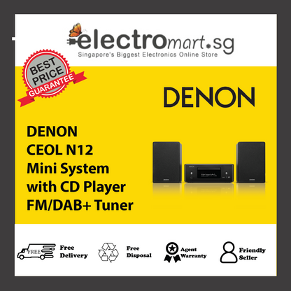 DENON CEOL N12 Mini System with CD Player FM/DAB+ Tuner