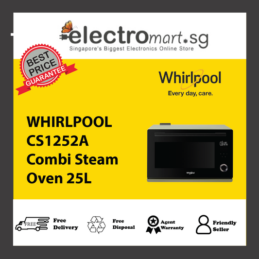 WHIRLPOOL CS1252A Combi Steam Oven 25L