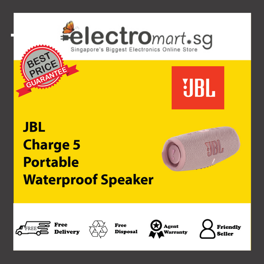 JBL Charge 5 Portable Waterproof Speaker with Powerbank
