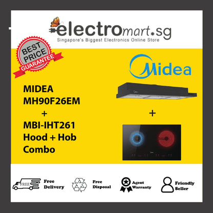 Midea Bundle A Hood + Hob Combo