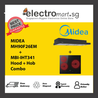 Midea Bundle A Hood + Hob Combo