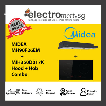 Midea Bundle A Hood + Hob Combo