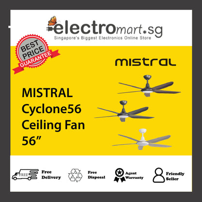 MISTRAL Cyclone56 Ceiling Fan 56”
