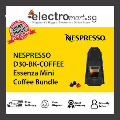 NESPRESSO D30-BK-COFFEE Essenza Mini Coffee Bundle