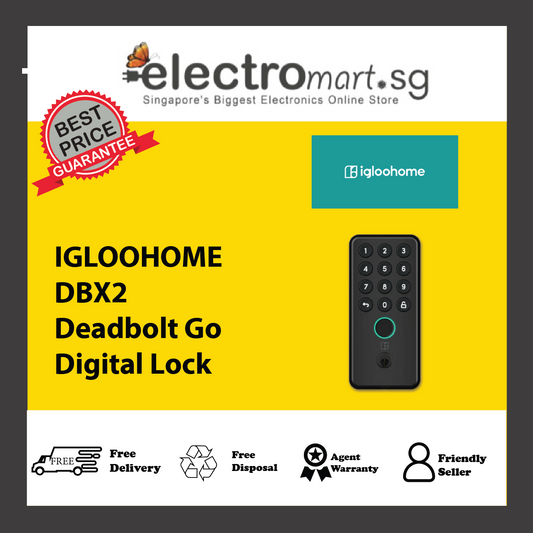 IGLOOHOME DBX2 Deadbolt Go Digital Lock