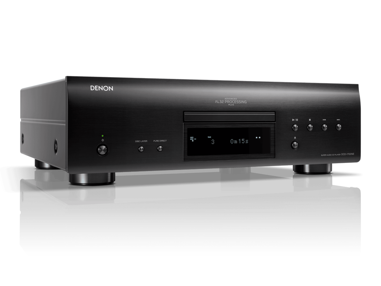 DENON DCD-1700NEBKE2 CD/SACD player with Advanced AL32 Processing Plus