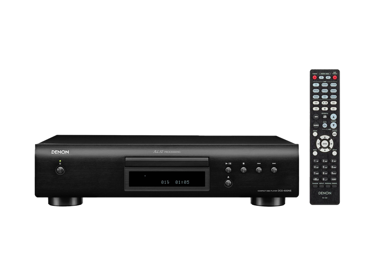 DENON DCD-600NEBKE2 CD Player with AL32 Processing