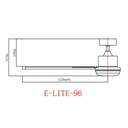 FANCO DC ELITE 96" CEILING FAN