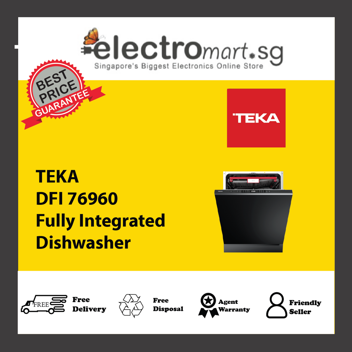 TEKA DFI 76960 Fully Integrated Dishwasher