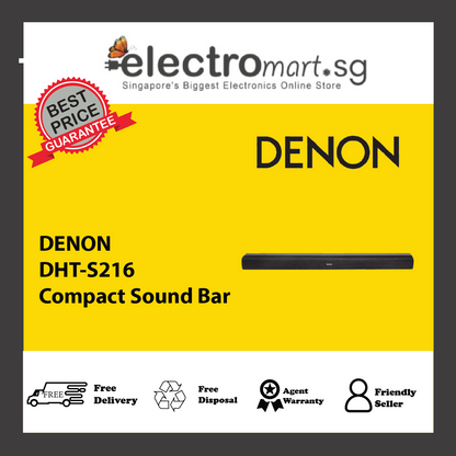 DENON DHT-S216 Compact Sound Bar